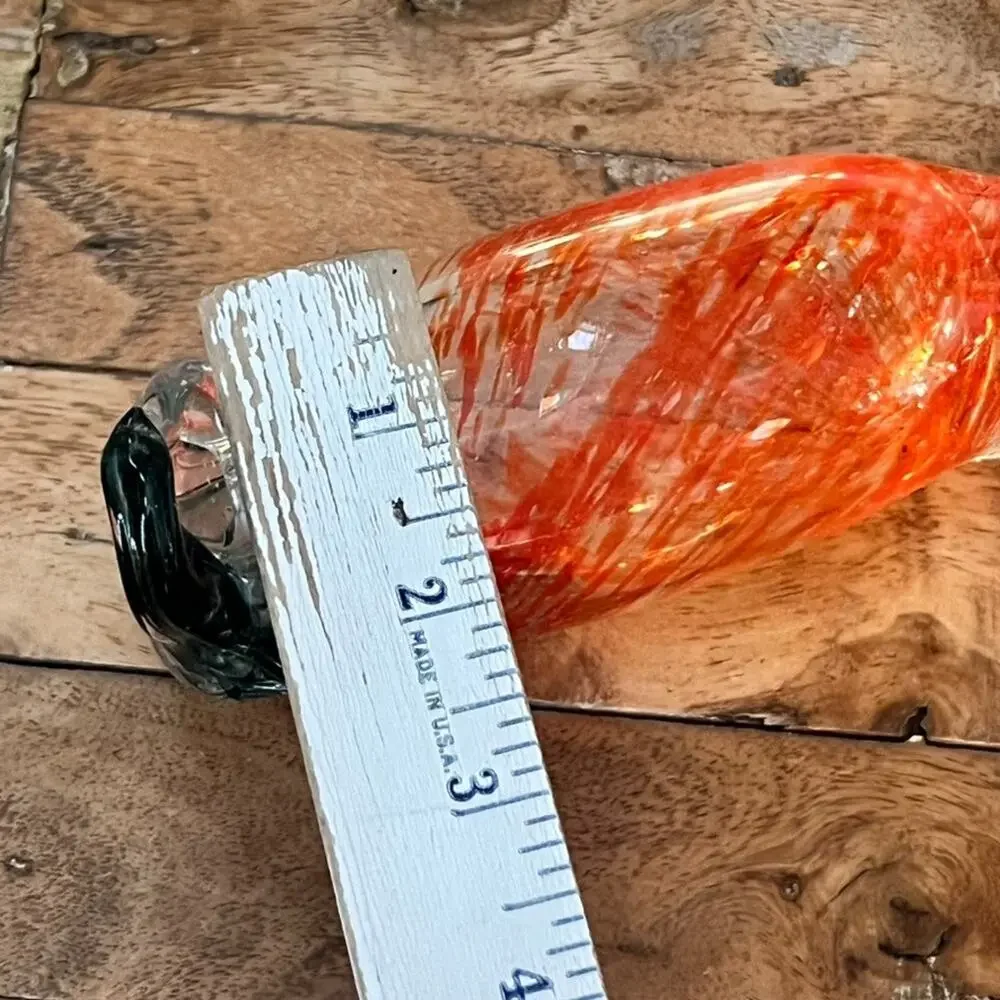 Art Glass Hand Blown Red Chili Pepper 7.5